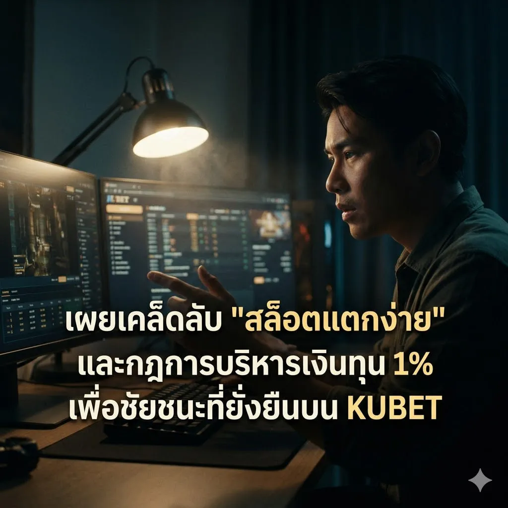 เผยเคล็ดลับ “สล็อตแตกง่าย” และกฎการบริหารเงินทุน 1% เพื่อชัยชนะที่ยั่งยืนบน KUBET