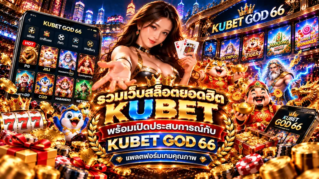รวมเว็บสล็อตยอดฮิต KUBET พร้อมเปิดประสบการณ์กับ KUBET GOD 66 แพลตฟอร์มเกมคุณภาพ